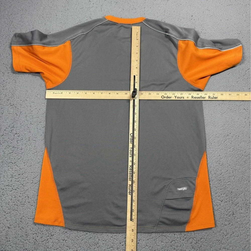 The North Face Flight VaporWick Shirt Mens Small Orange Short Sleeve Running Top